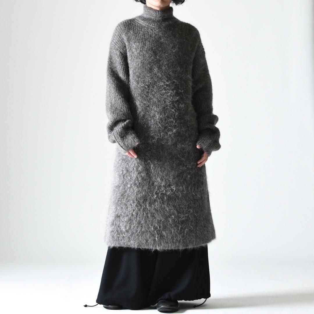 Yohji Yamamoto POUR HOMME モヘア×アルパカ×ウールタートル Yohji Yamamoto POUR HOMME モヘア×アルパカ×ウールタートル