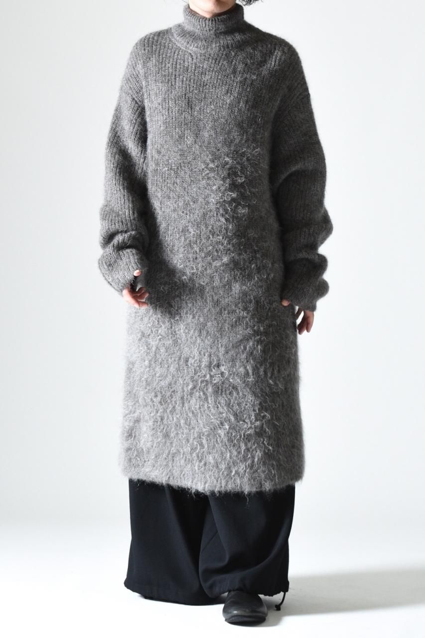 Yohji Yamamoto POUR HOMME モヘア×アルパカ×ウールタートル Yohji Yamamoto POUR HOMME モヘア×アルパカ×ウールタートル
