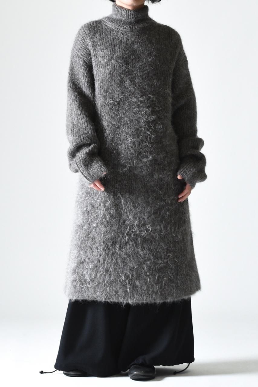 Yohji Yamamoto POUR HOMME モヘア×アルパカ×ウールタートル Yohji Yamamoto POUR HOMME モヘア×アルパカ×ウールタートル