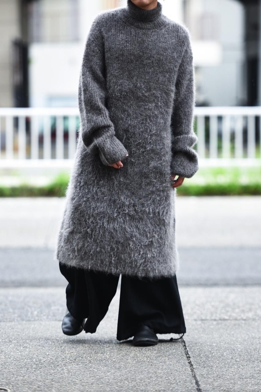 Yohji Yamamoto POUR HOMME モヘア×アルパカ×ウールタートル Yohji Yamamoto POUR HOMME モヘア×アルパカ×ウールタートル