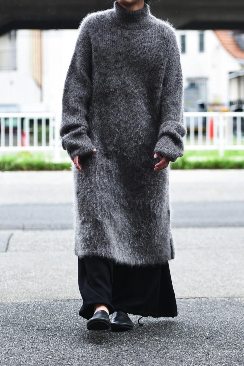 Yohji Yamamoto POUR HOMME モヘア×アルパカ×ウールタートル Yohji Yamamoto POUR HOMME モヘア×アルパカ×ウールタートル