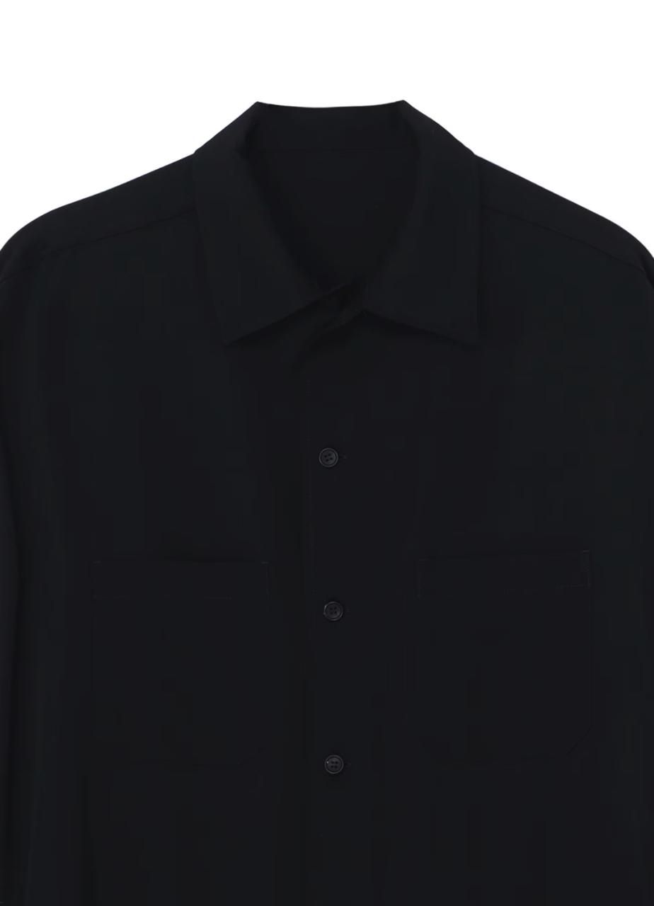 Yohji Yamamoto POUR HOMME シワギャバステンカラーロング Yohji Yamamoto POUR HOMME シワギャバステンカラーロング