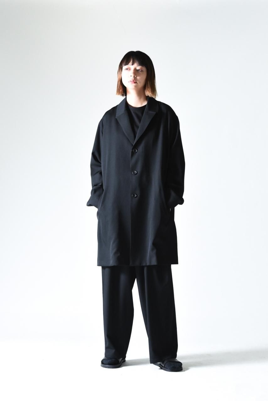 Yohji Yamamoto POUR HOMME シワギャバスタンドカラー Yohji Yamamoto POUR HOMME シワギャバスタンドカラー