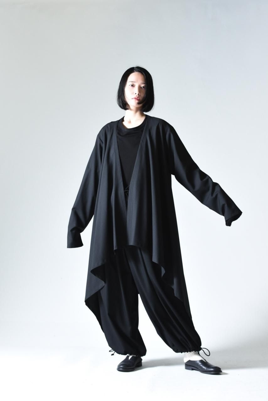 Yohji Yamamoto POUR HOMME シワギャバファスナーバルーンパンツ Yohji Yamamoto POUR HOMME シワギャバファスナーバルーンパンツ