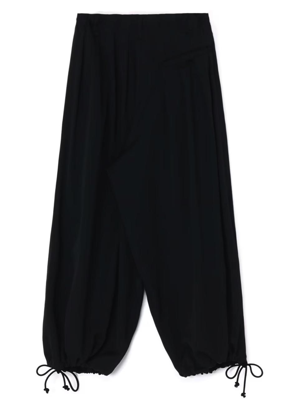 Yohji Yamamoto POUR HOMME シワギャバファスナーバルーンパンツ Yohji Yamamoto POUR HOMME シワギャバファスナーバルーンパンツ
