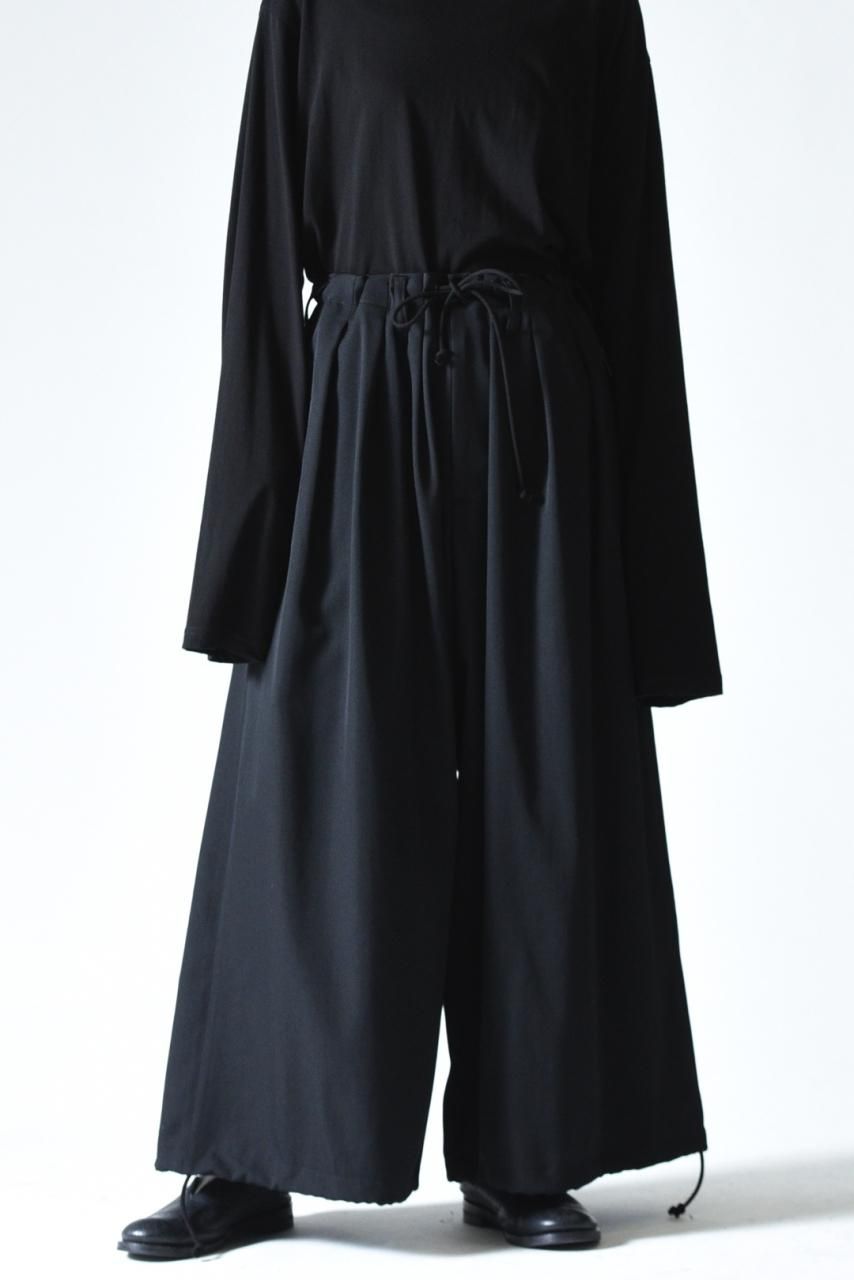 Yohji Yamamoto POUR HOMME シワギャバファスナーバルーンパンツ