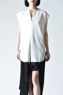 openend replication Sleeve Less Tops