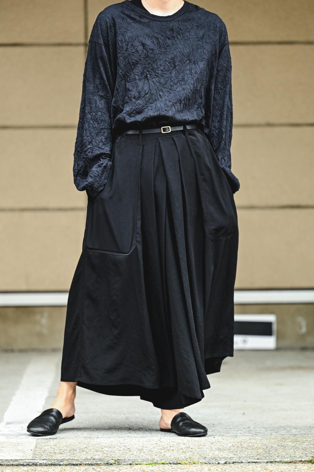 割引 Yohji Yamamoto POUR HOMME トリアセテートタキシードクロス袴 パンツ