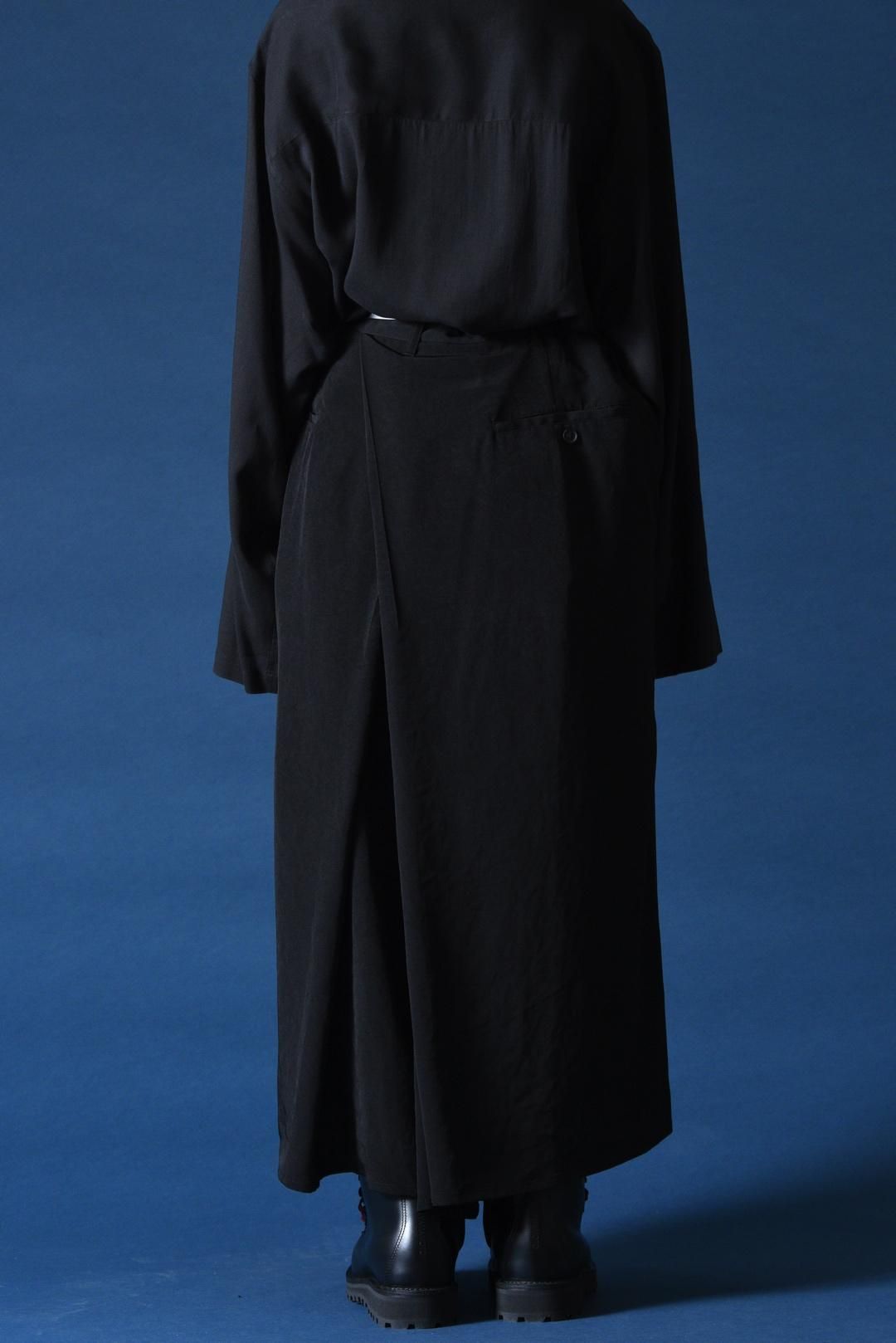Yohji Yamamoto POUR HOMME トリアセテートタキシードクロス袴 Yohji Yamamoto POUR HOMME トリアセテートタキシードクロス袴