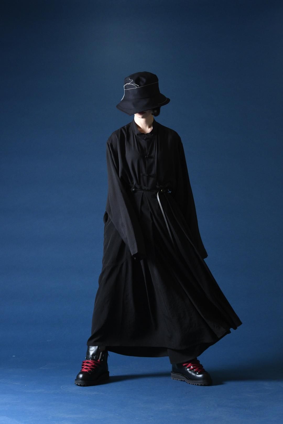 Yohji Yamamoto POUR HOMME トリアセテートタキシードクロス袴 Yohji Yamamoto POUR HOMME トリアセテートタキシードクロス袴