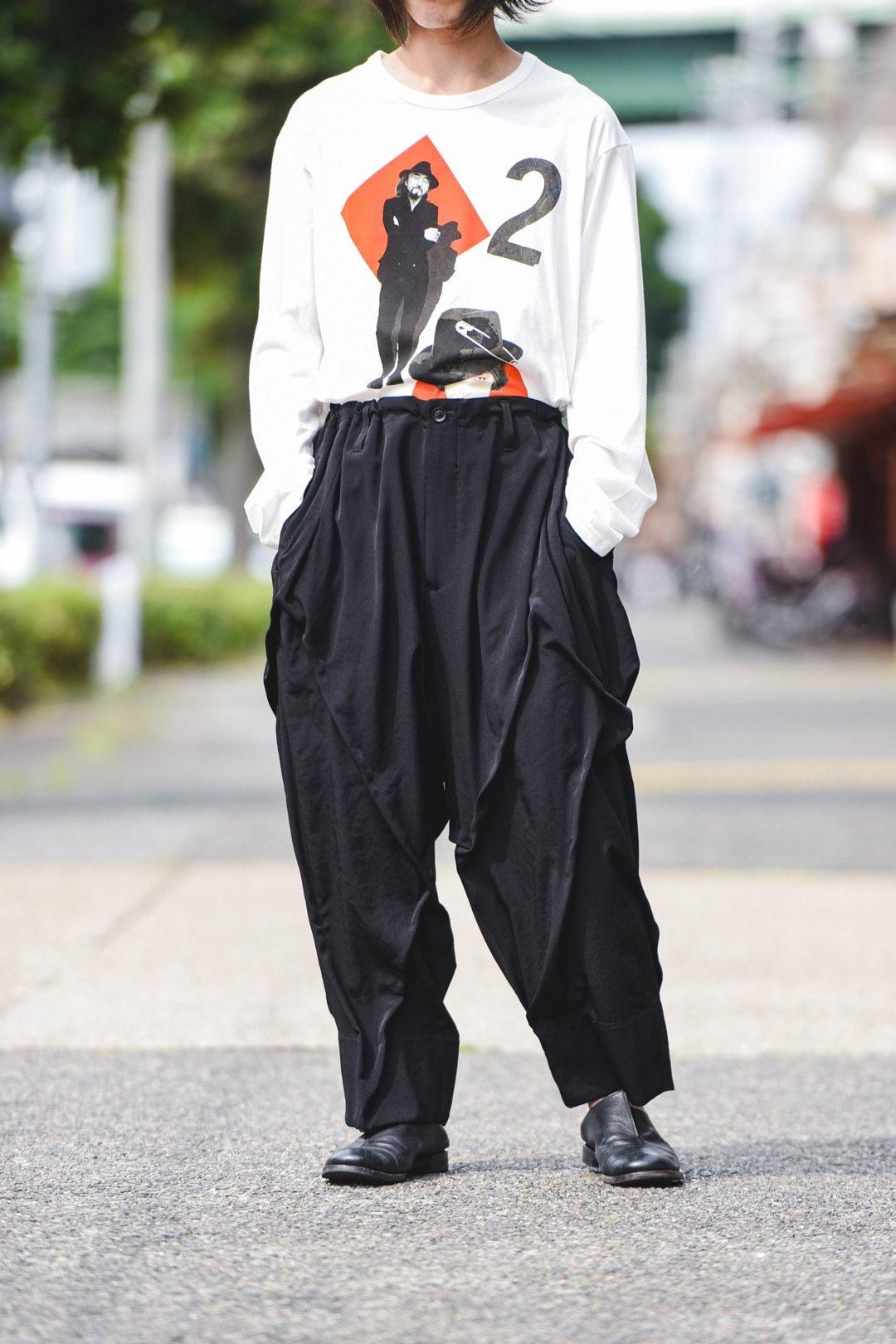 Yohji Yamamoto POUR HOMME トリアセテートタキシードクロス Yohji Yamamoto POUR HOMME トリアセテートタキシードクロス