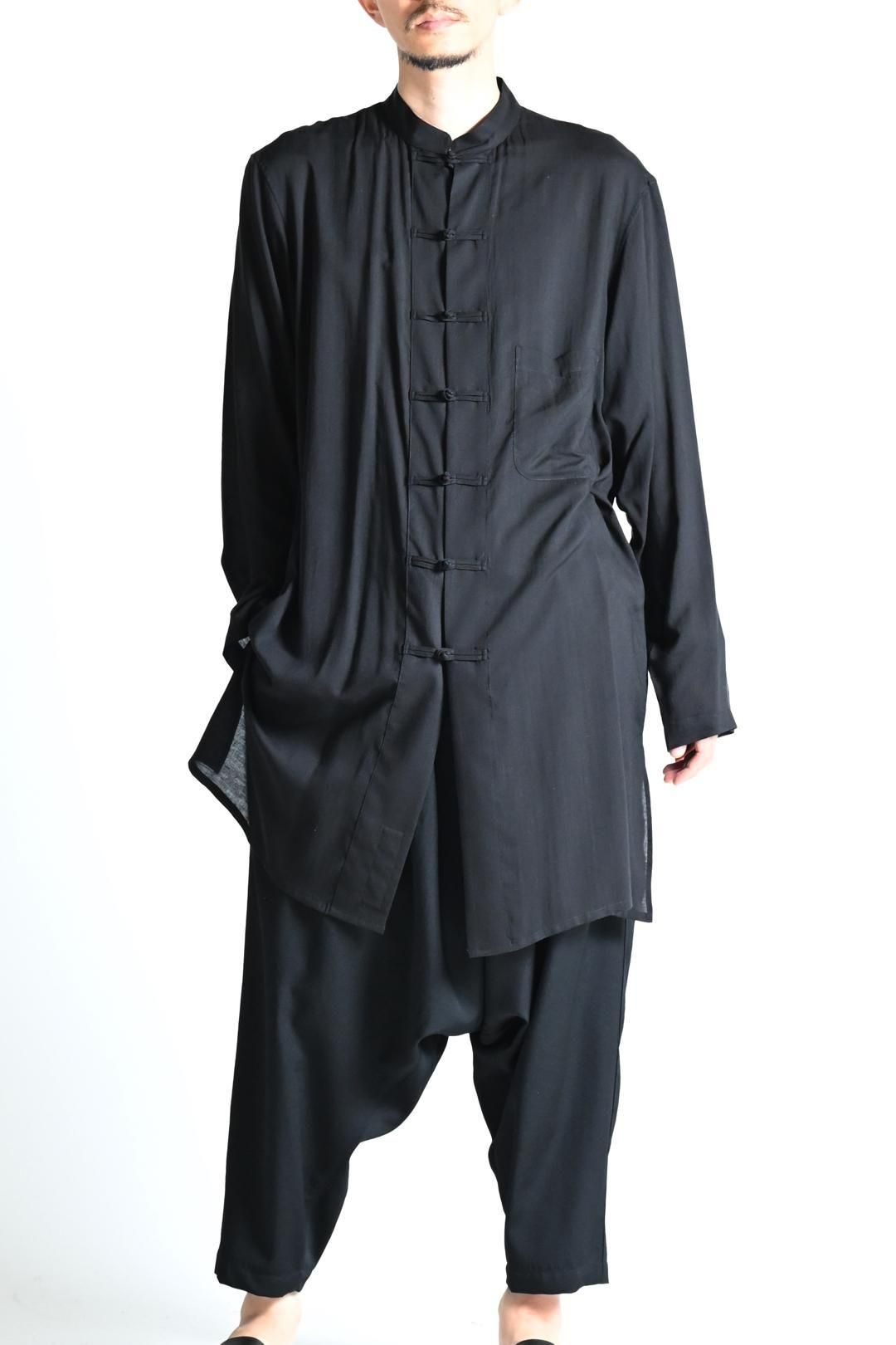 Yohji Yamamoto POUR HOMME セルロース釈迦釦ブラウス - Ka na