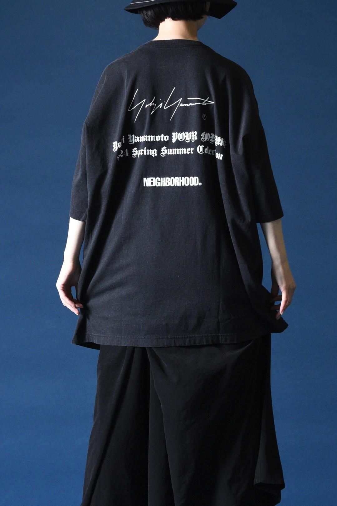 Yohji Yamamoto POUR HOMME×NEIGHBORHOOD YN .CREWNECK SS-2 black