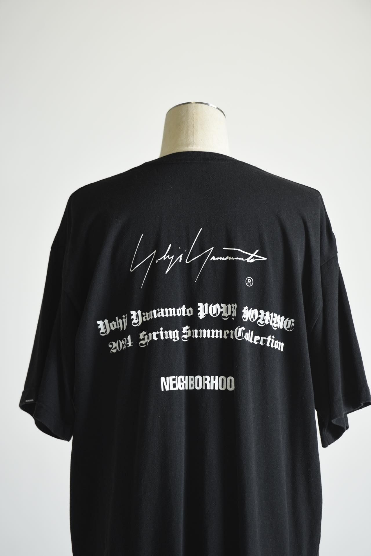 Yohji Yamamoto POUR HOMME×NEIGHBORHOOD YN .CREWNECK SS-2 black
