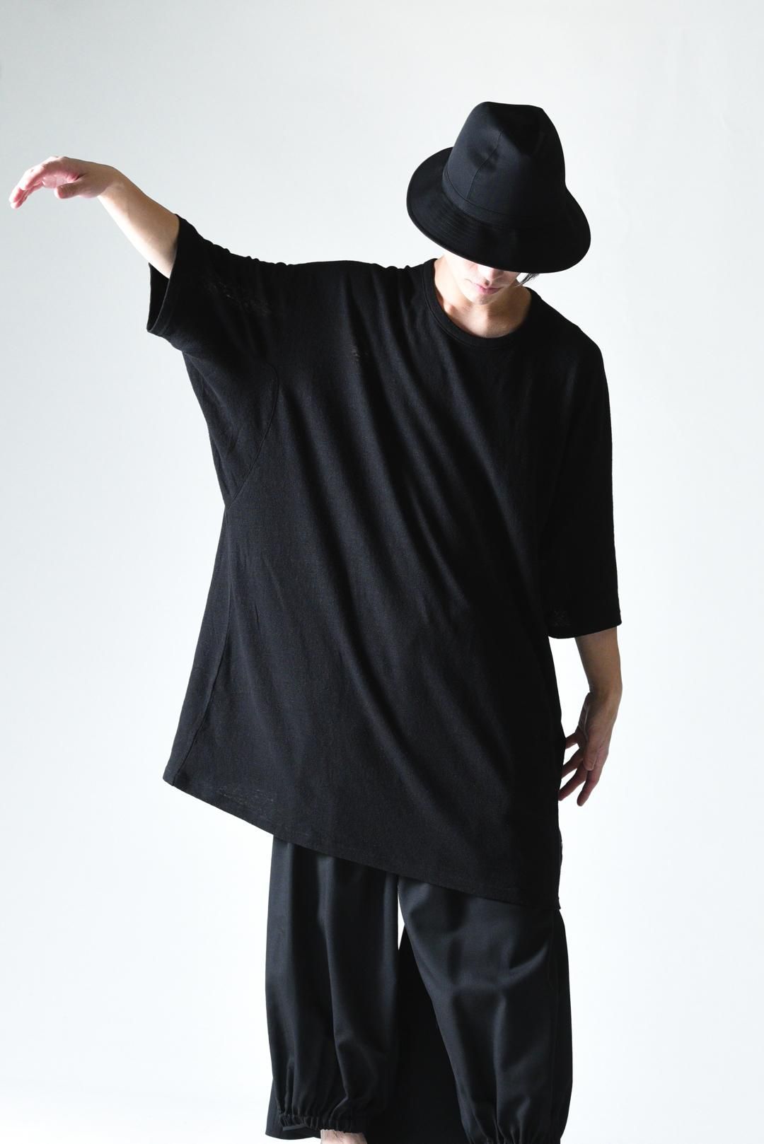 Yohji Yamamoto POUR HOMME ベルギー麻脇開きBIGニットT - Ka na