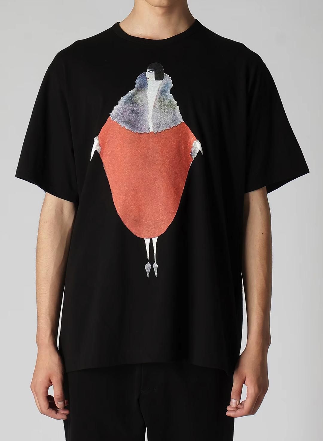Yohji Yamamoto POUR HOMME デッサンプリントBIG-T dress - Ka