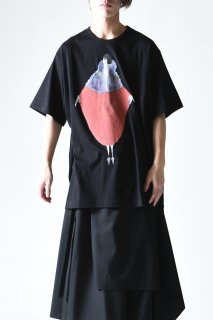 Yohji Yamamoto POUR HOMME デッサンプリントBIG-T dress