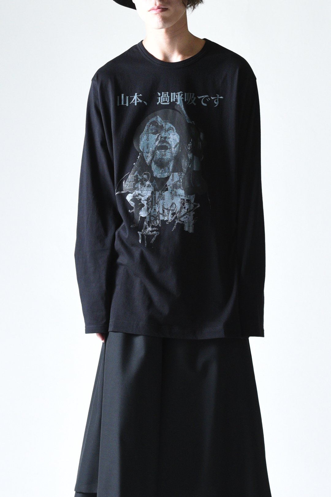 Yohji Yamamoto POUR HOMME 「山本耀司」プリントBIGロングスリーブT - Ka na ta,Yohji Yamamoto取扱  Dear Joze. の通販サイト