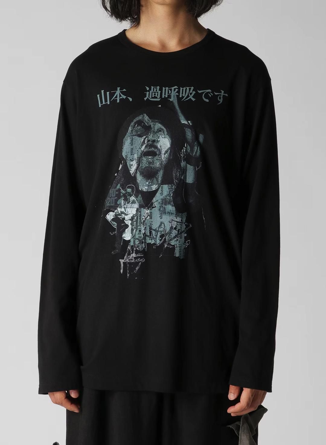 Yohji Yamamoto POUR HOMME 「山本耀司」プリントBIGロング Yohji Yamamoto POUR HOMME 「山本耀司」プリントBIGロング