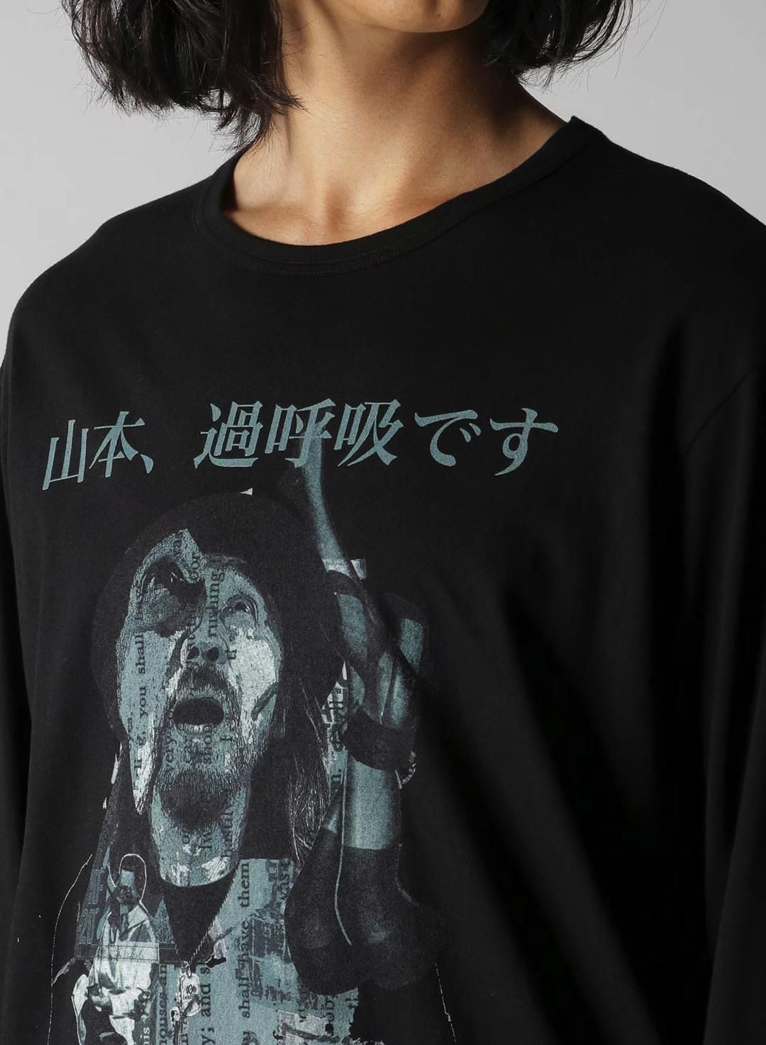 Yohji Yamamoto POUR HOMME 「山本耀司」プリントBIGロング Yohji Yamamoto POUR HOMME 「山本耀司」プリントBIGロング