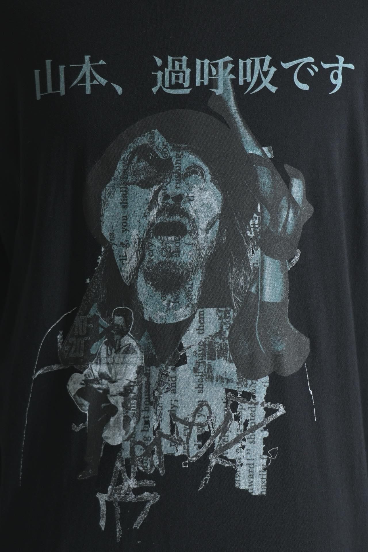 yohji yamamoto pour homme 山本耀司肖像画カットソー yohji yamamoto pour homme 山本耀司肖像画カットソー Yohji
