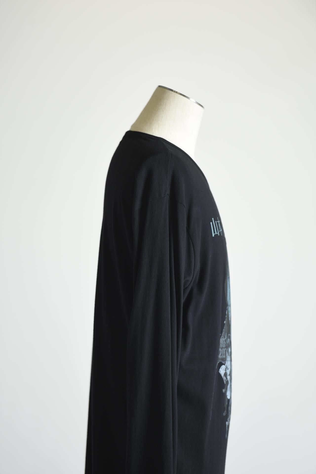 ワイズ ヨウジヤマモト 23SS ポルカドットプリントロングスリーブTシャツ ワイズ ヨウジヤマモト 23SS ポルカドットプリントロング