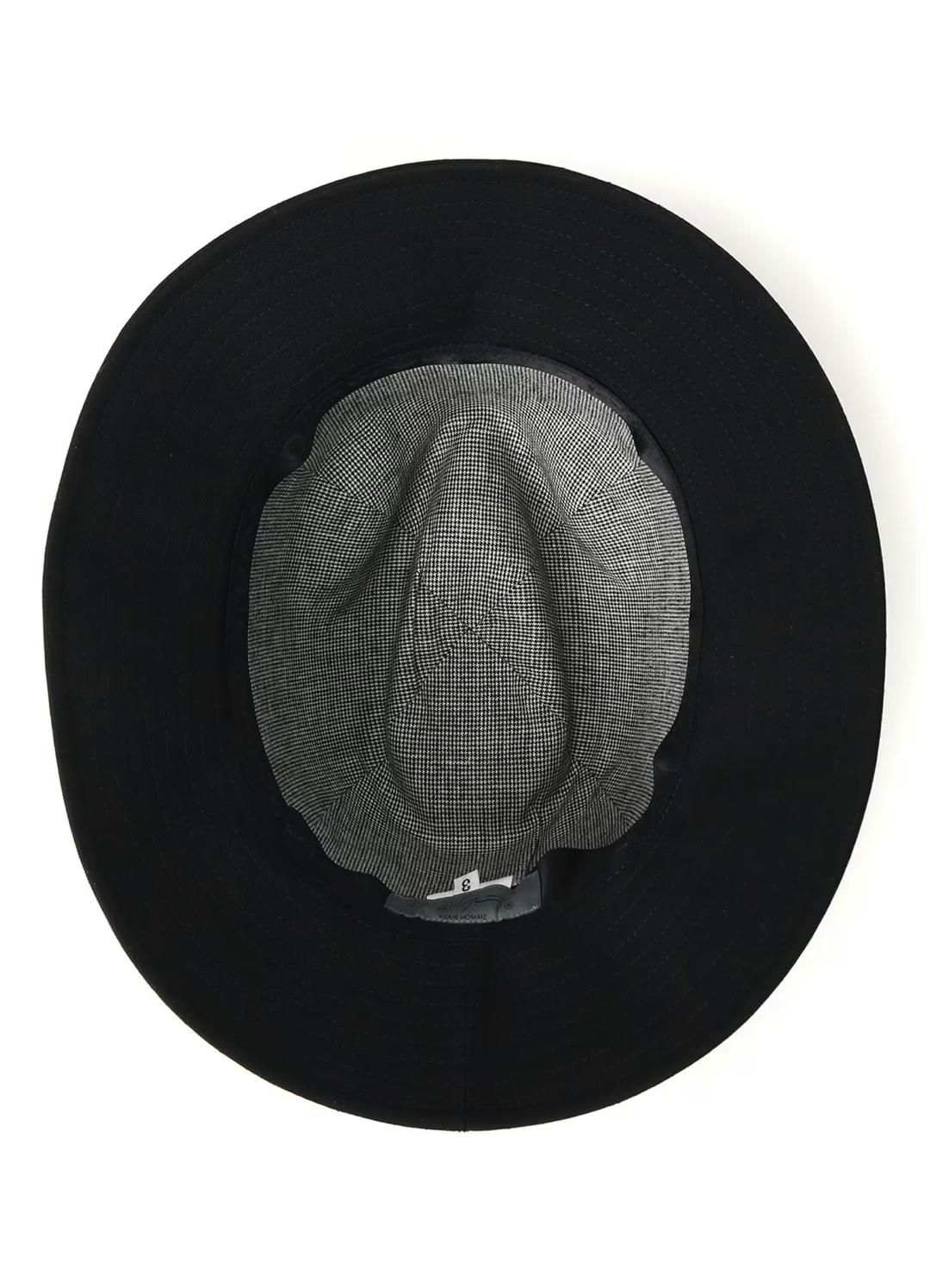 Yohji Yamamoto POUR HOMME シワギャバフェドラハット - Ka na Yohji Yamamoto POUR HOMME シワギャバフェドラハット - Ka na