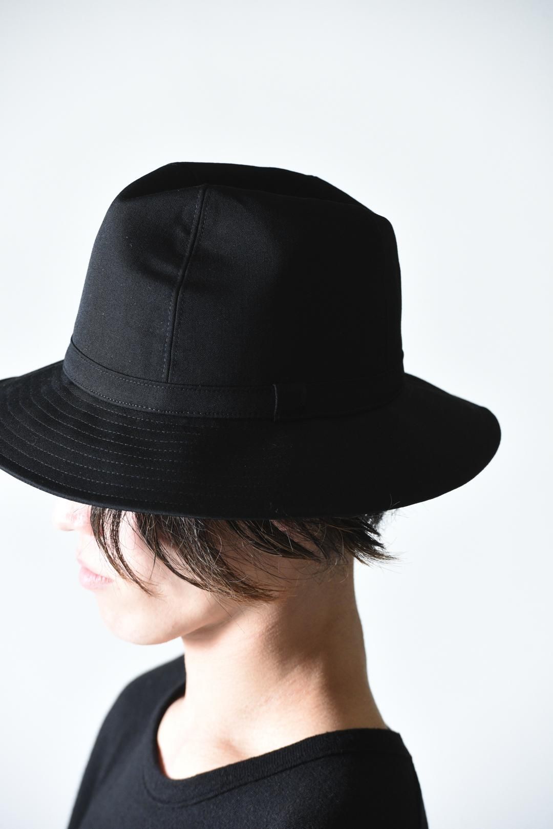 Yohji Yamamoto POUR HOMME シワギャバフェドラハット - Ka na Yohji Yamamoto POUR HOMME シワギャバフェドラハット - Ka na