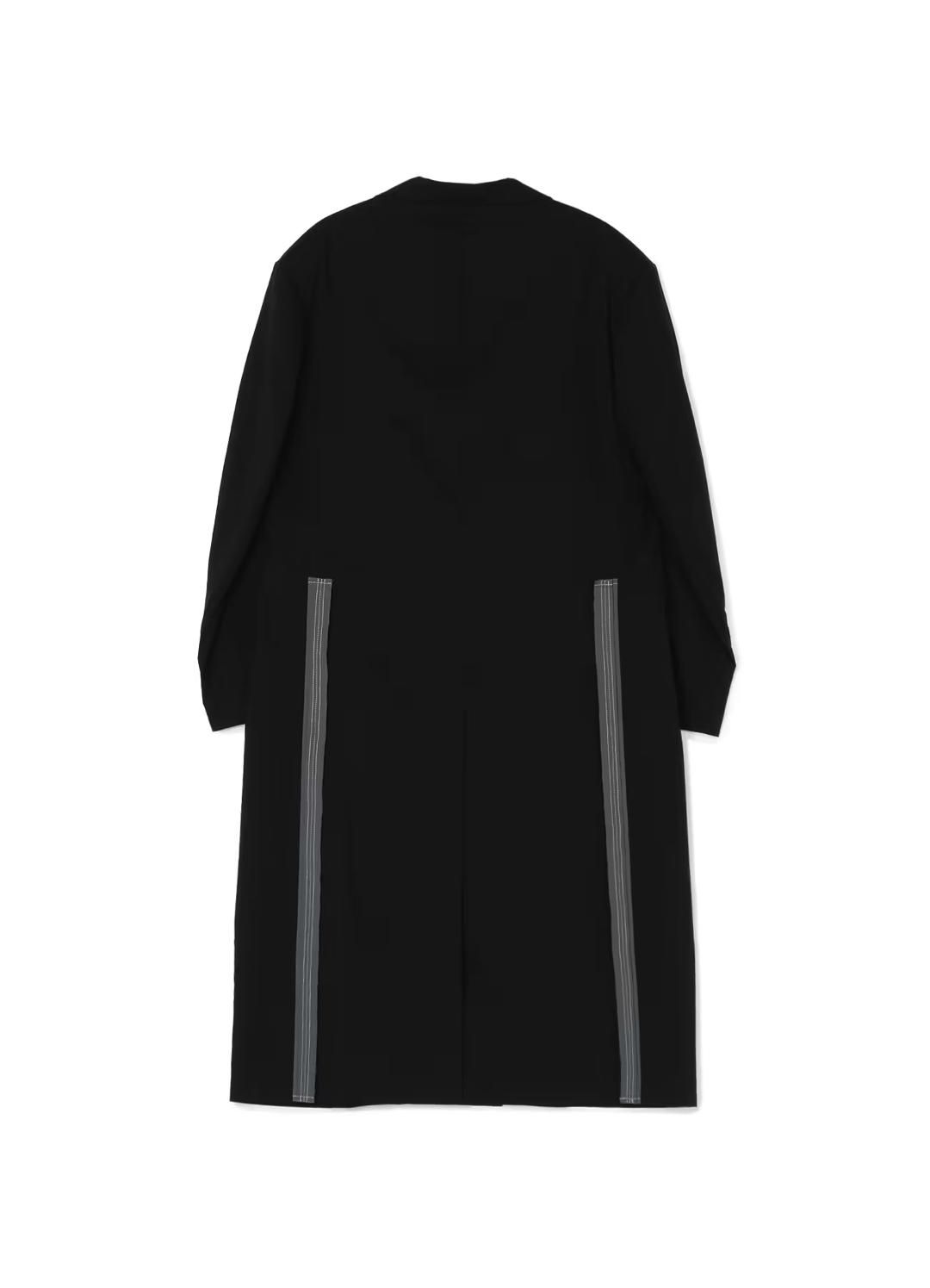 Y's for men COTTON LYOCELL BROAD LONG JACKET WITH DECORATIVE Y's for men COTTON LYOCELL BROAD LONG JACKET WITH DECORATIVE