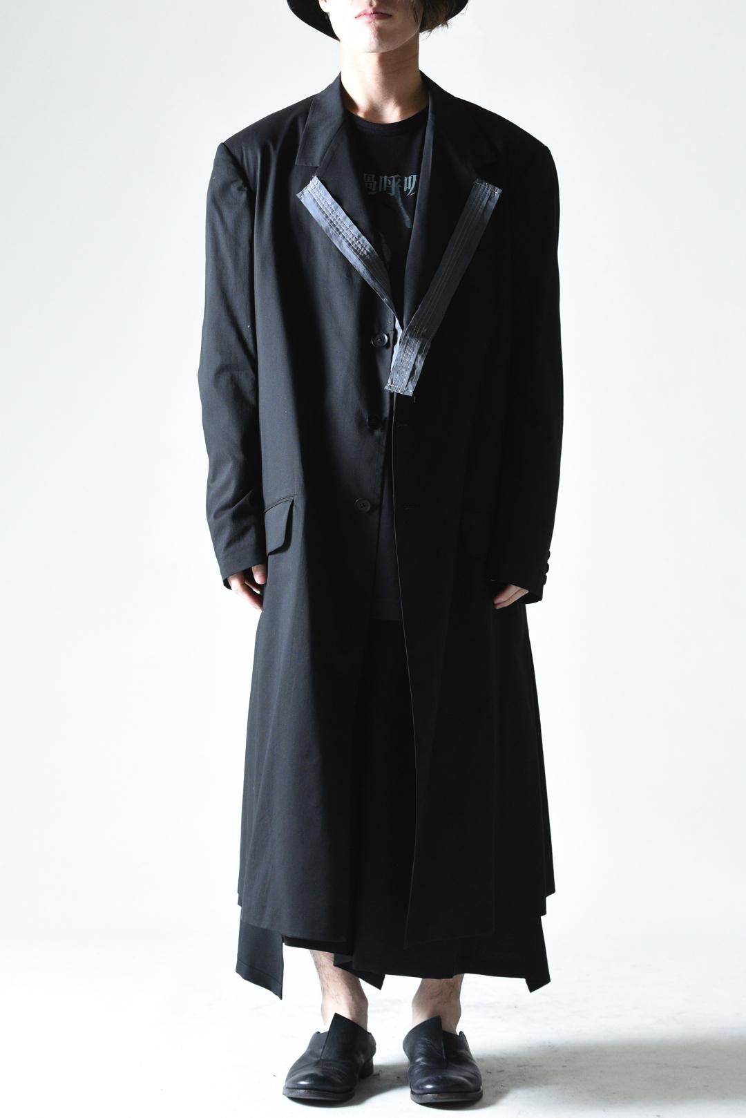 日本製 Y's for DECORATIVE WITH JACKET LONG BROAD LYOCELL COTTON men ジャケット・アウター