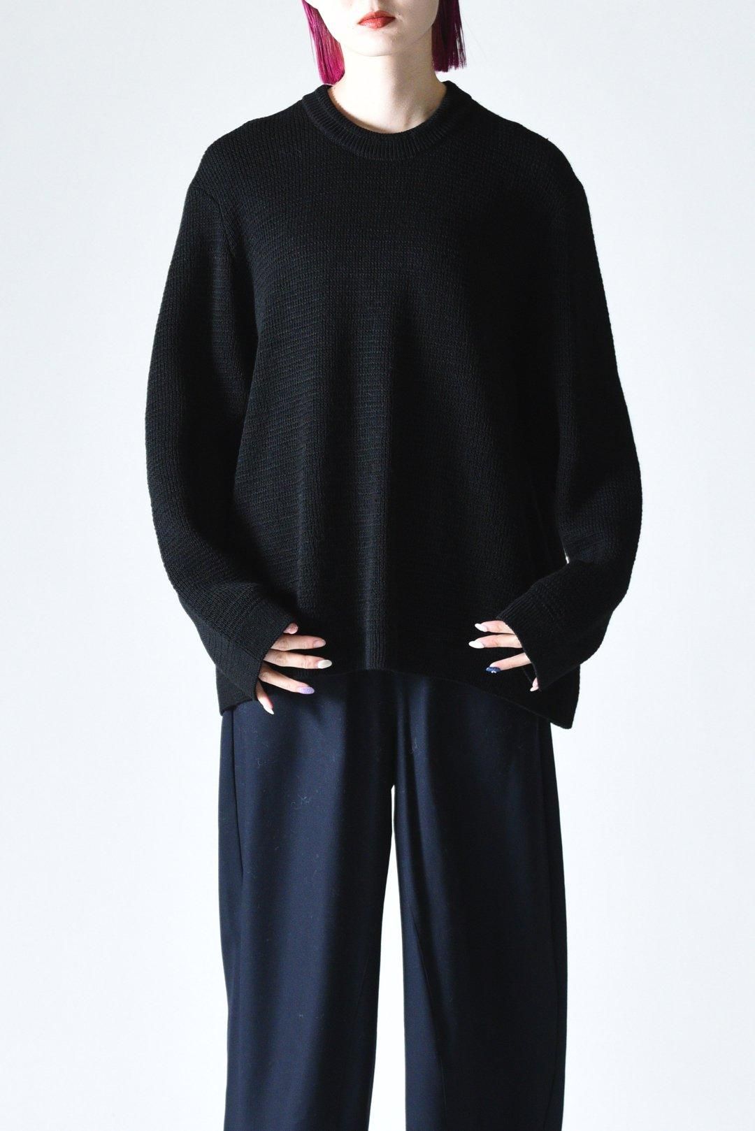 Ka na ta knit for kanata black - Ka na ta,Yohji Yamamoto取扱 Ka na ta knit for kanata black - Ka na ta,Yohji Yamamoto取扱