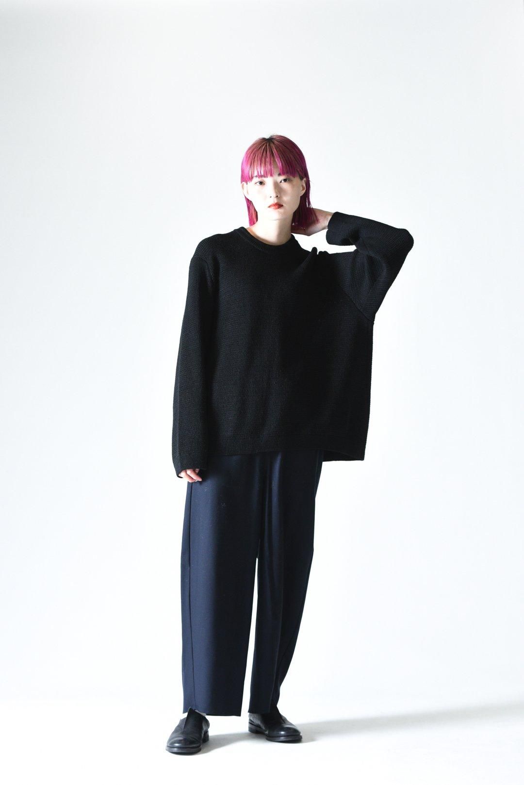 Ka na ta knit for kanata black - Ka na ta,Yohji Yamamoto取扱 Ka na ta knit for kanata black - Ka na ta,Yohji Yamamoto取扱