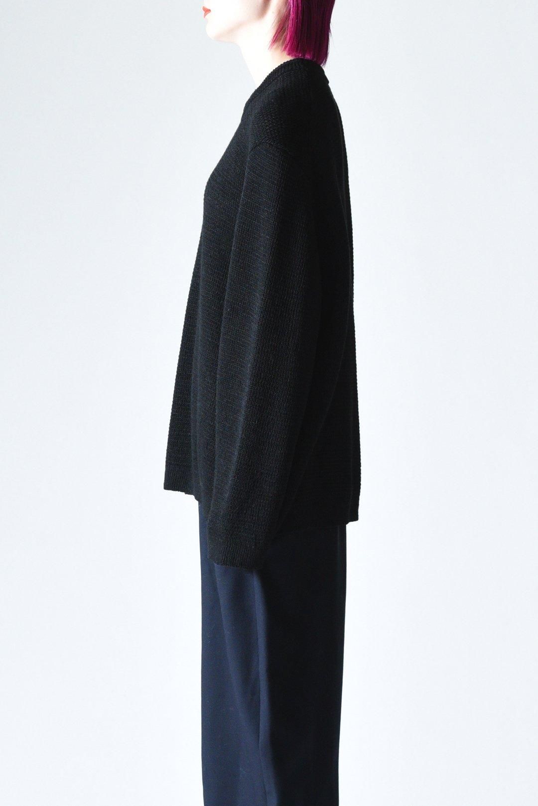 Ka na ta knit for kanata black - Ka na ta,Yohji Yamamoto取扱 Ka na ta knit for kanata black - Ka na ta,Yohji Yamamoto取扱
