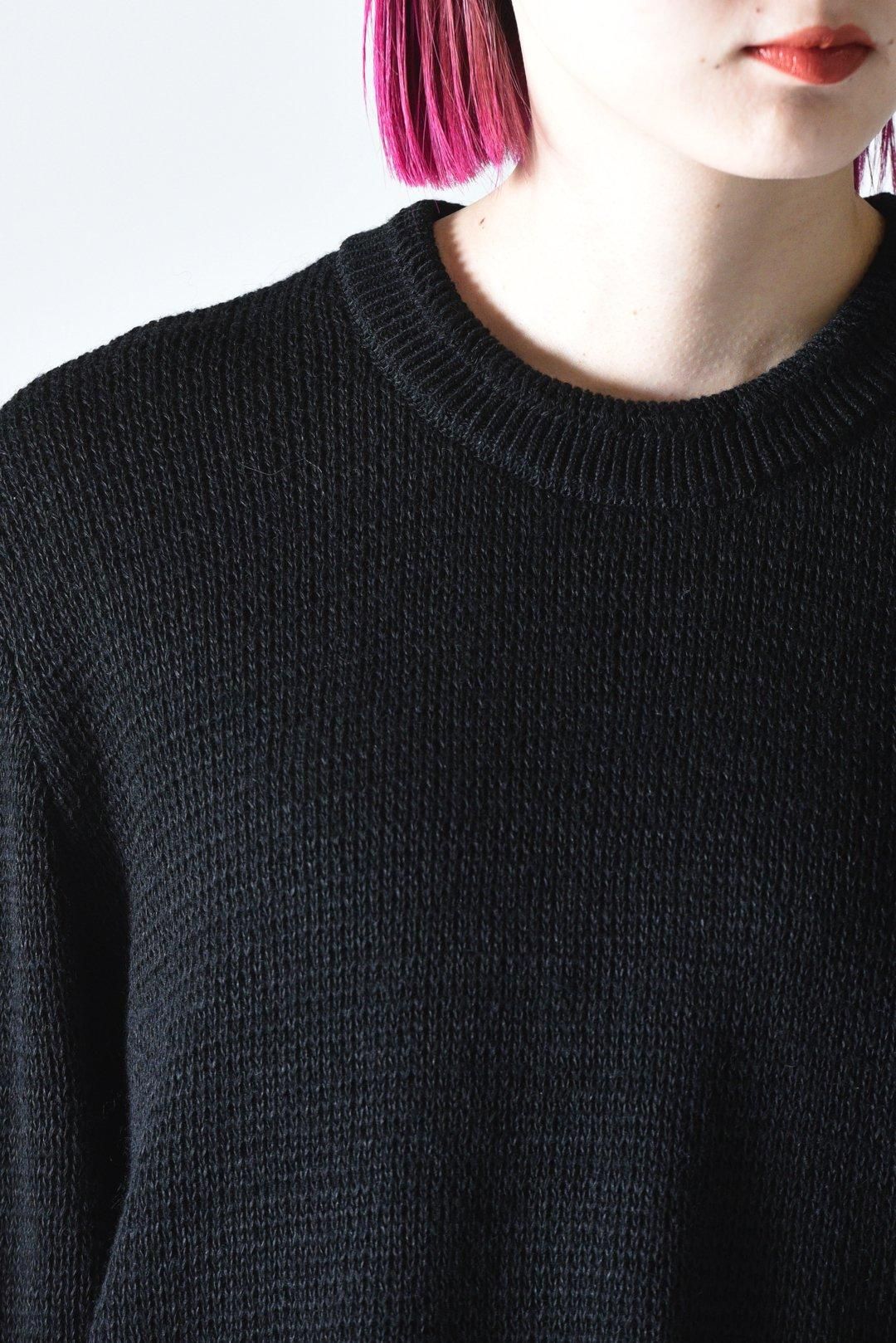 Ka na ta knit for kanata black - Ka na ta,Yohji Yamamoto取扱 Ka na ta knit for kanata black - Ka na ta,Yohji Yamamoto取扱