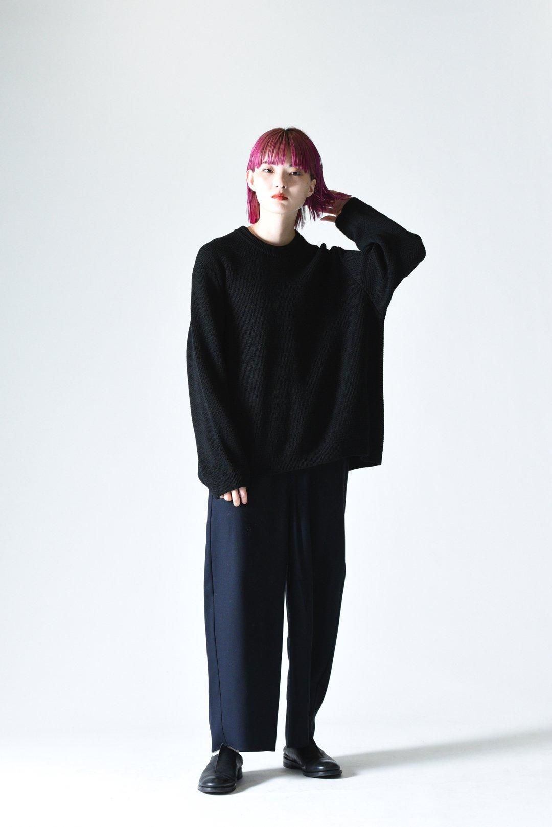 Ka na ta knit for kanata black - Ka na ta,Yohji Yamamoto取扱 Ka na ta knit for kanata black - Ka na ta,Yohji Yamamoto取扱