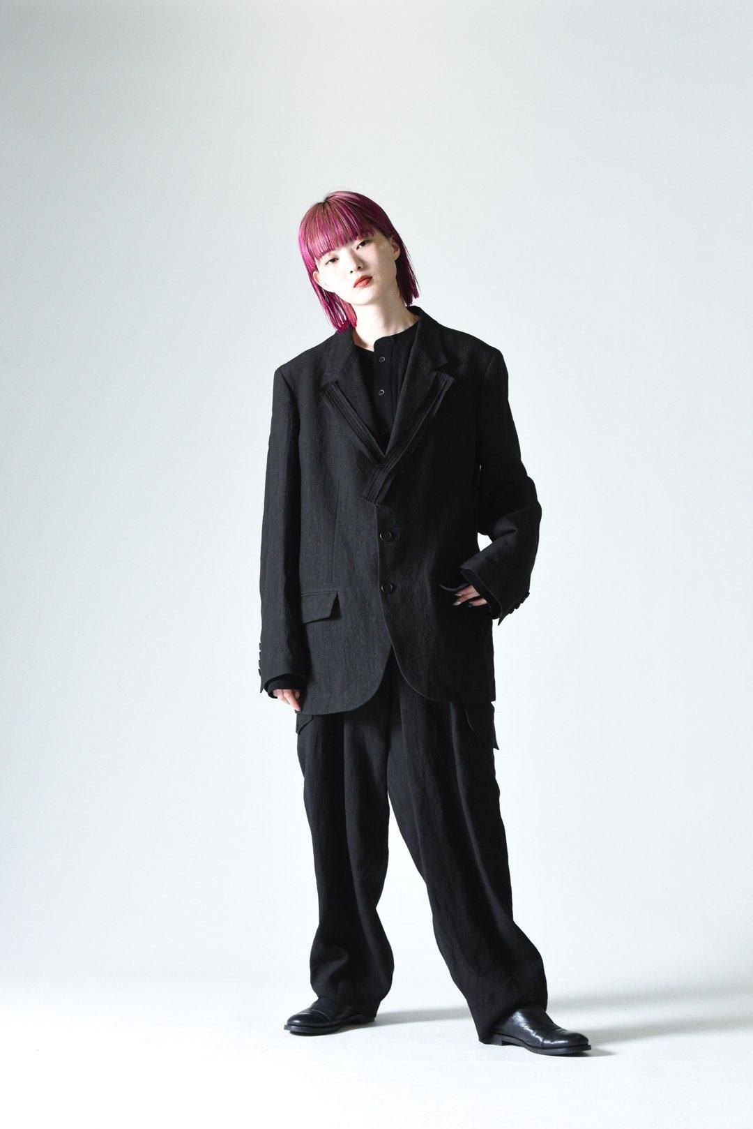 ◾️新品　定価30,450円　TSEsay セイ　カシミヤ100％　ゴムパンツ Y's for men 40 LINEN SUSPENDER PANTS black - Ka na ta,Yohji