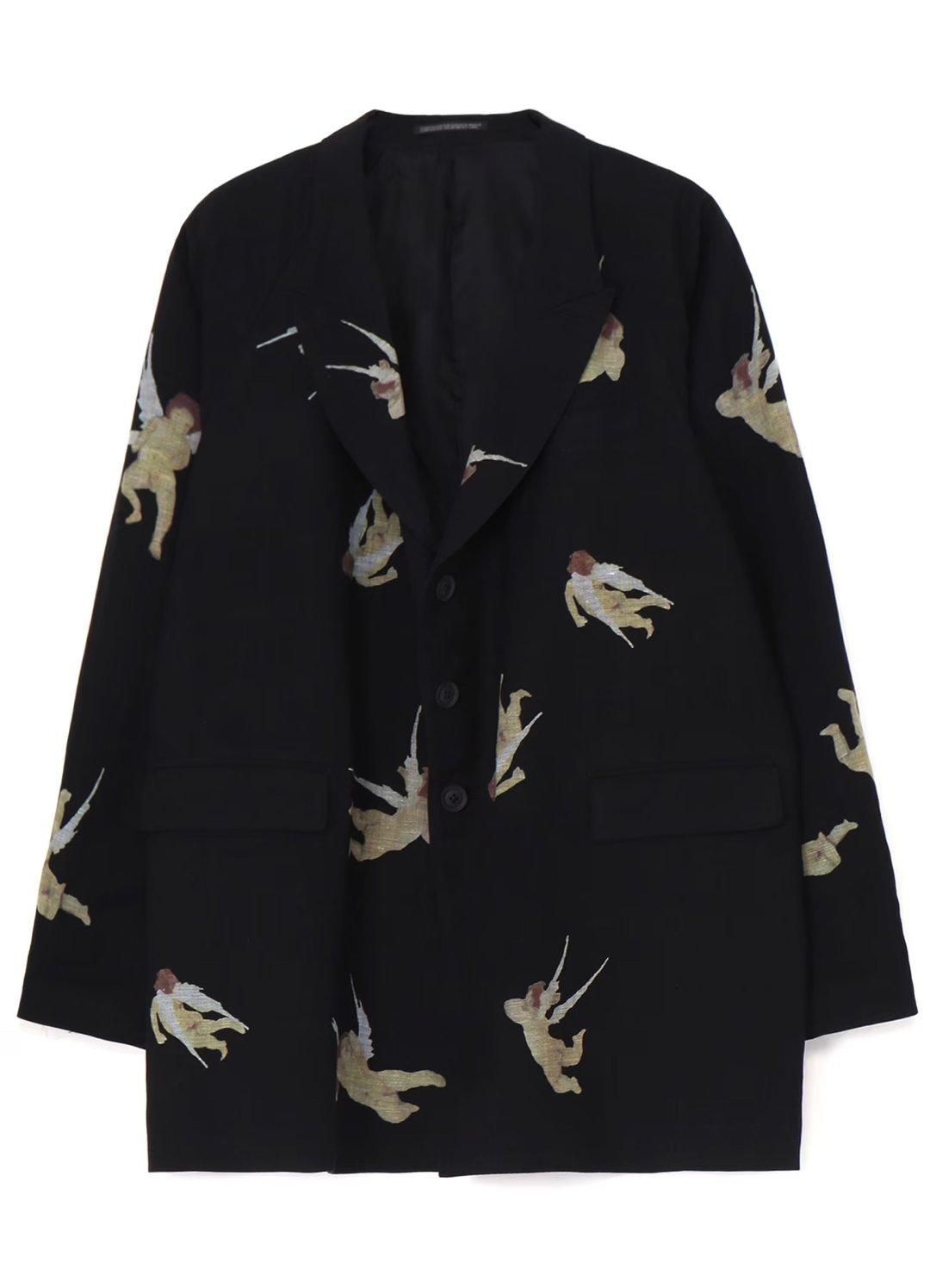 Yohji Yamamoto POUR HOMME 天使柄ジャケット - Ka na ta,Yohji