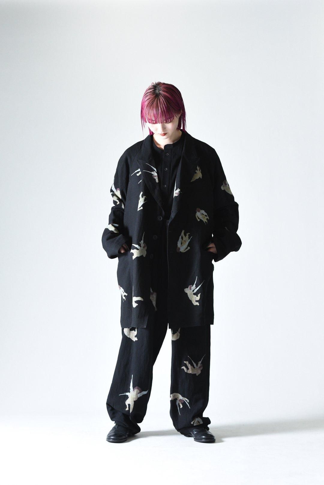 Yohji Yamamoto POUR HOMME 天使柄ジャケット - Ka na ta,Yohji