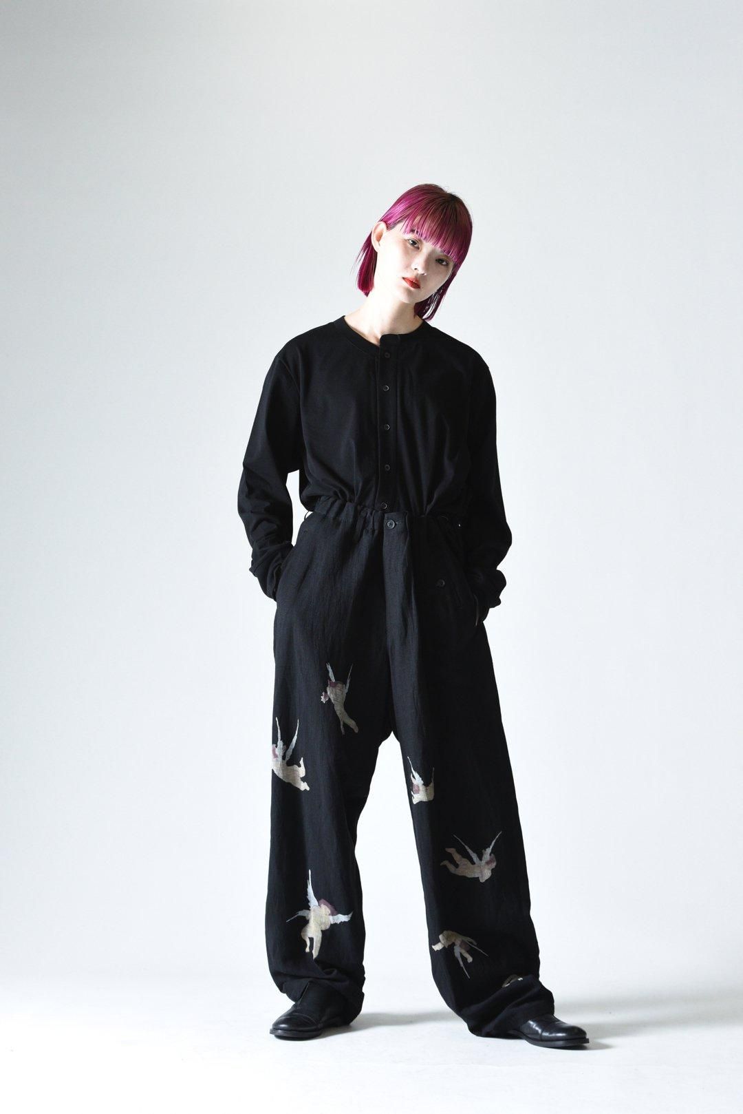 Yohji Yamamoto POUR HOMME 天使柄パンツ - Ka na ta,Yohji