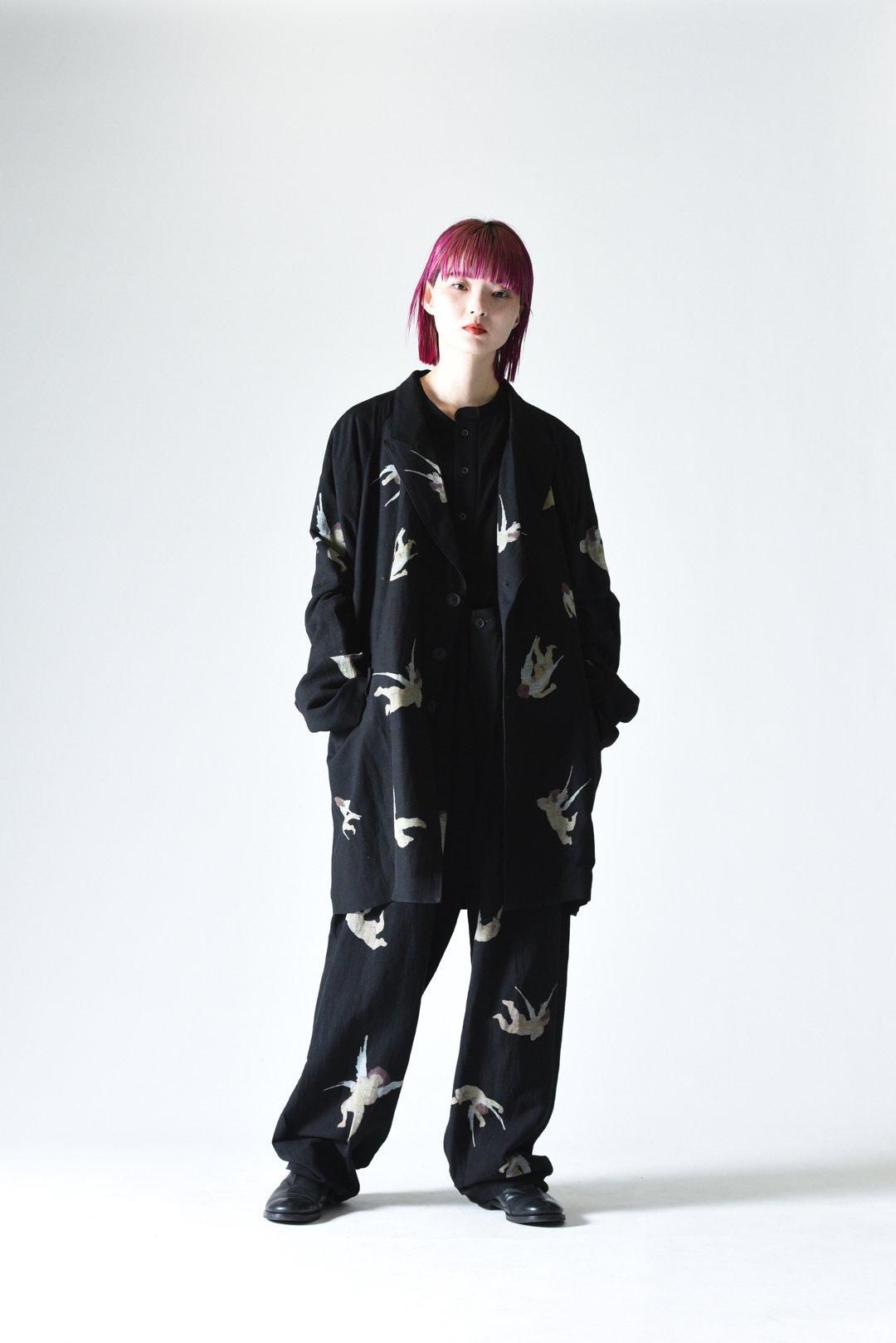 Yohji Yamamoto POUR HOMME 天使柄パンツ - Ka na ta,Yohji