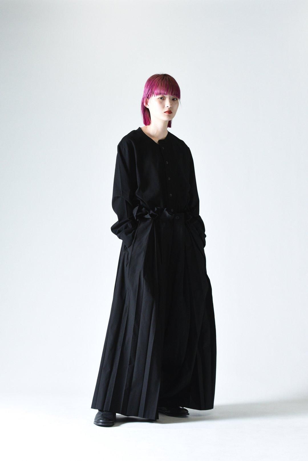 YOHJI YAMAMOTO シワギャバ サルエルスカート(HV-S15-100)