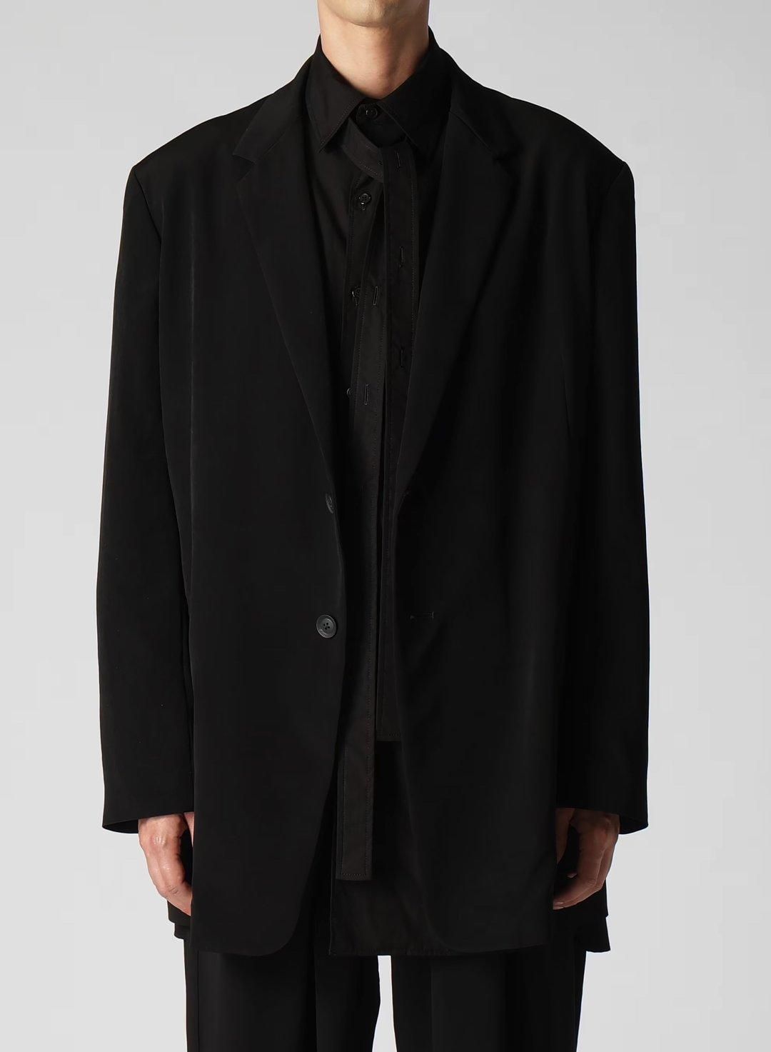 Yohji Yamamoto POUR HOMME トリアセテートタキシードクロス Yohji Yamamoto POUR HOMME トリアセテートタキシードクロス