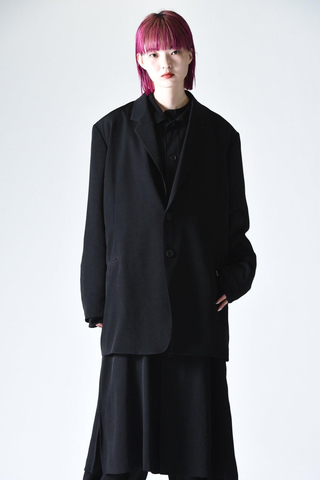Yohji Yamamoto POUR HOMME トリアセテートタキシードクロス Yohji Yamamoto POUR HOMME トリアセテートタキシードクロス