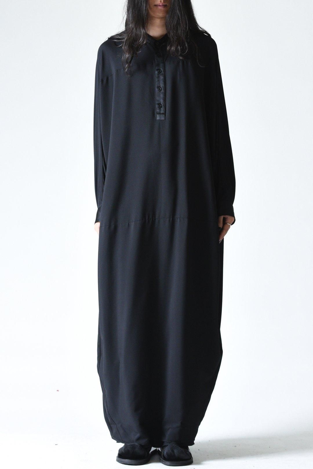 ka na ta ワンピース Ka na ta 球体 one piece silk black - Ka na ta,Yohji Yamamoto