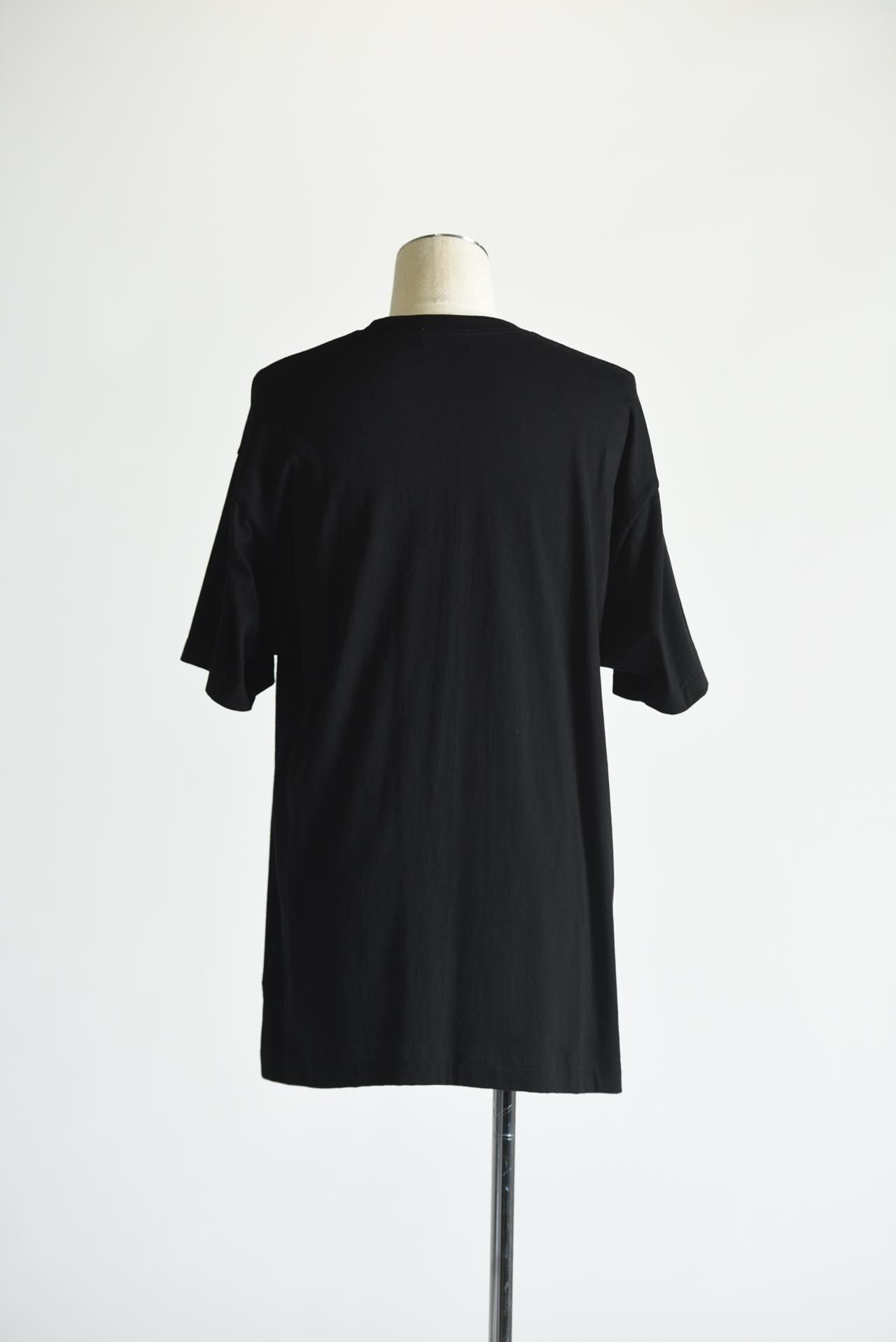 Yohji Yamamoto POUR HOMME 「Y&Y」プリントカットソー black Yohji Yamamoto POUR HOMME 「Y&Y」プリントカットソー black