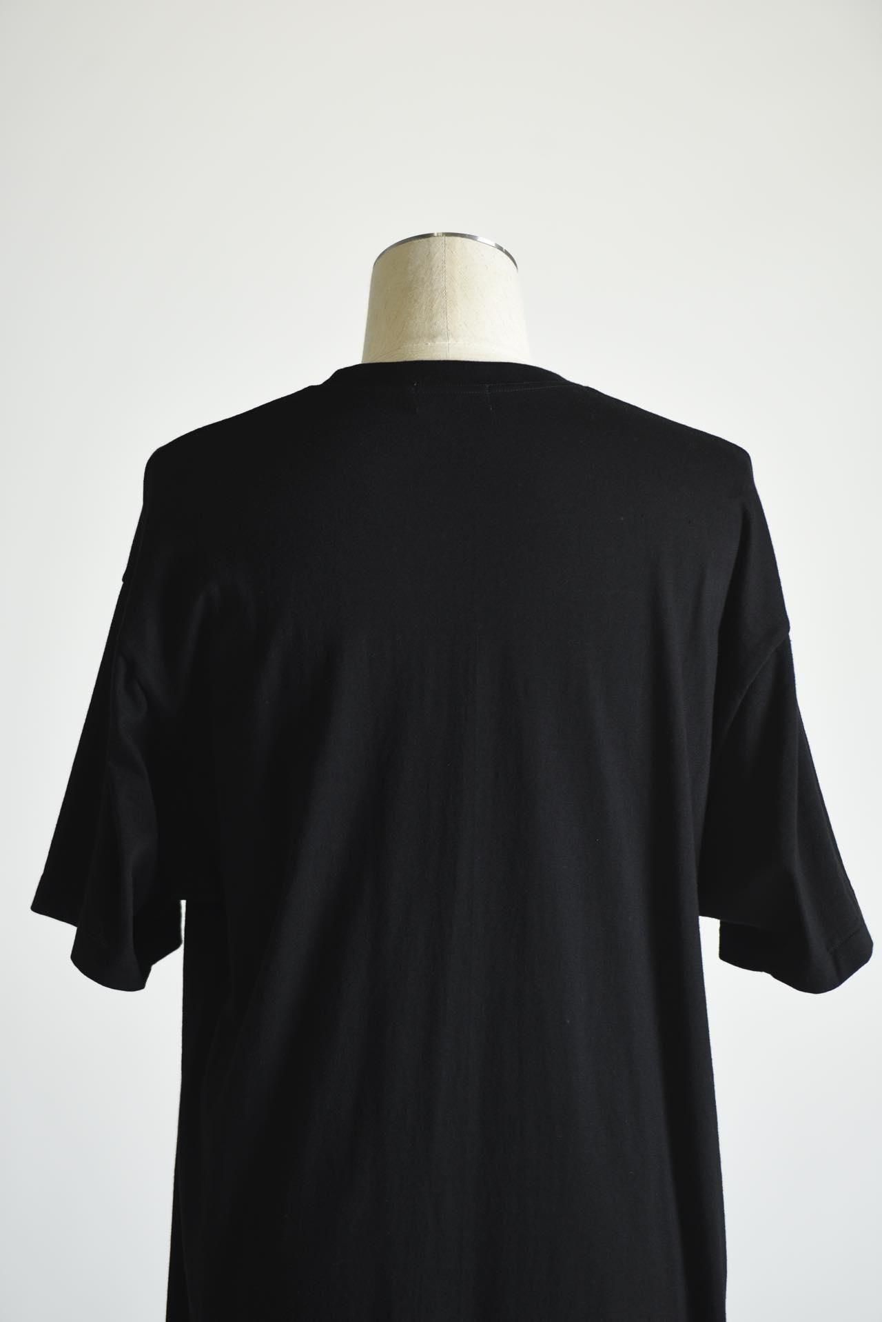 Yohji Yamamoto POUR HOMME 「Y&Y」プリントカットソー black