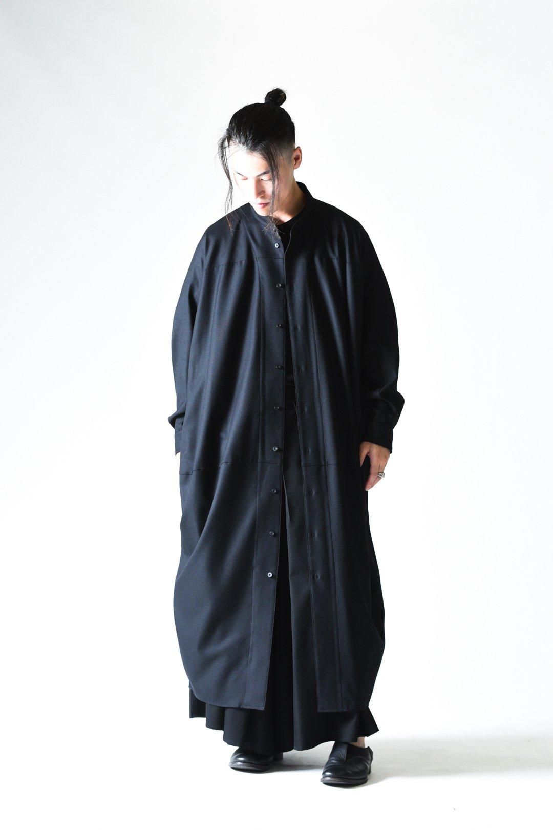【高知インター店】 Ka na ta,Yohji na Ka - black kanata piece one shirt 球体 ta One Piece
