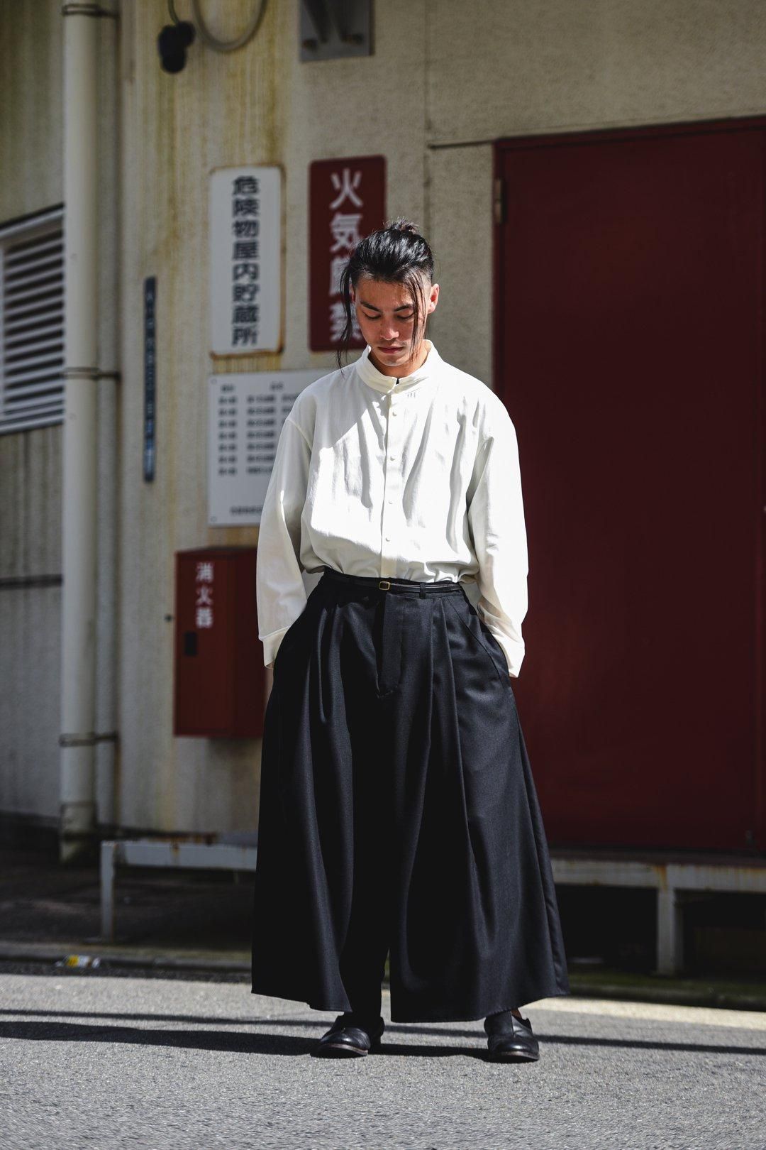 最新入荷 xakama ta na Ka pants Yamamoto ta,Yohji na Ka - black kanata パンツ