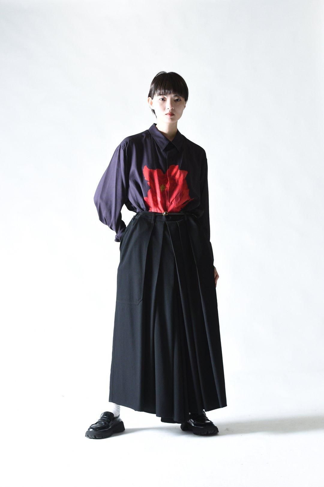 Yohji Yamamoto POUR HOMME ウールギャバジン袴パンツ - Ka na Yohji Yamamoto POUR HOMME ウールギャバジン袴パンツ - Ka na