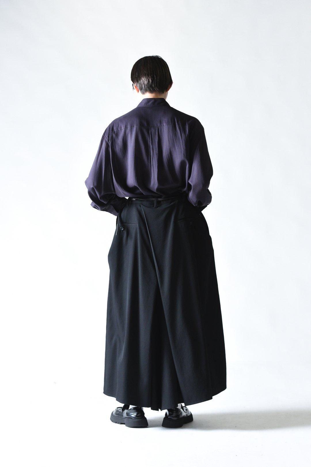 Yohji Yamamoto POUR HOMME ウールギャバジン袴パンツ - Ka na Yohji Yamamoto POUR HOMME ウールギャバジン袴パンツ - Ka na